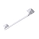 thumbnail image 4 of Naiovety Barra de toalla individual, estante de pared para baño y cocina, barra organizadora, estante autoadhesivo, soporte de inodoro reutilizable sin Juegos de accesorios de baño Blanco 24.5 cm Naiovety JJ16712-02, 4 of 6