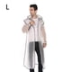 thumbnail image 4 of Toystoory Chubasquero Poncho Chubasquero impermeable con capucha Ropa impermeable Actividades al aire libre Paraguas de lluvia Blanco L, 4 of 6