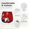 thumbnail image 6 of Lsque Mario Printed Women's Running Shorts with Liner Pockets,Elastic Quick Dry Workout Athletic Gym Yoga Shorts,Womens High Waist Shorts-X-Large, 6 of 9