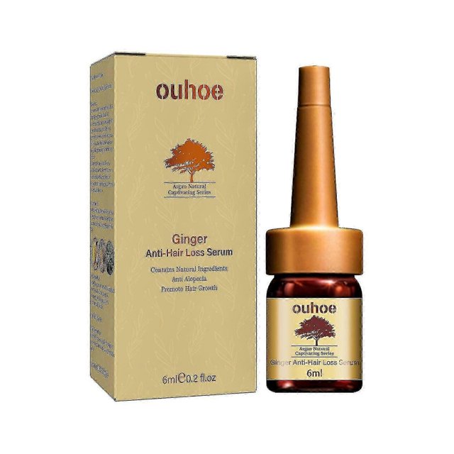 Ginger Hair Growth Essence Moisturizing And urishing Strength Repair Hair Follicle Damage Dry And