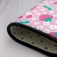 thumbnail image 5 of Cute Berry Strawberry Flower Shaggy Area Rug, Rugs for Living Room Bedroom Non Slip Door Mat Indoor Carpet Machine Washable Nursery Home Decor Floor Mats for Entryway 60x39in-#, 5 of 5