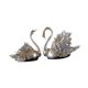 thumbnail image 5 of 2 esculturas de cisne, adornos de cisne, chucherías elegantes para el Día de San Valentín. plata, 5 of 9