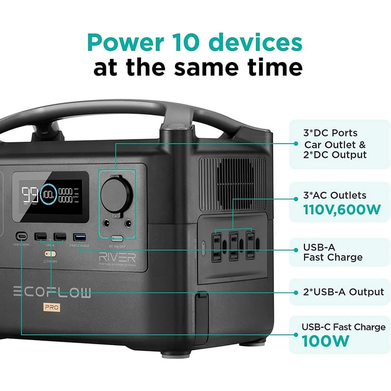 EcoFlow RIVER 2 Pro Portable Power Station, HB21