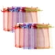 thumbnail image 5 of 100 bolsas de organza para joyería, bolsas de regalo con cordón para dulces, bolsas de organza para recuerdos de fiesta, 5 of 7