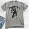 thumbnail image 2 of Pointer Dad T-shirt, Unisex Men's Shirt, German Shorthaired Pointer GSP Owner, Best Dog Dad Gift, Dark Heather Gray, Medium, 2 of 6