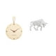 thumbnail image 1 of Reloj de pared decorativo, estatua de toro, figura, escultura, decoración de escritorio, madera, resina, adecuado para sala de estar, dormitorio, ofic, 1 of 8