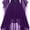 Purple_03, variant on Witch Dress for Women Butterfly Sleeve Mesh 2026 Halloween Costumes Renaissance Medieval Vampire Gothic Outfit
