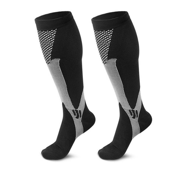 Xihbxyly Medias de Compresión, Mangas de Soporte Alto para Piernas, Calcetines para Aliviar El Dolor de Pies Hinchados, Medias para Mejorar La Circulación y La Recuperación Muscular, para Uso Diario,