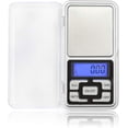 thumbnail image 1 of Báscula digital de bolsillo para joyería, milimétrica, alta precisión, 500 g (1,1 lb), recarga de 0,01 g, para joyas y piedras preciosas, pequeña báscula electrónica., 1 of 3
