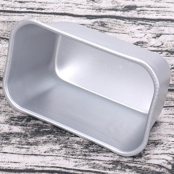LOLIPPYY Oven-Safe Plated Silver Aluminum Baking Pans 2Pcs for Toast and Cakes