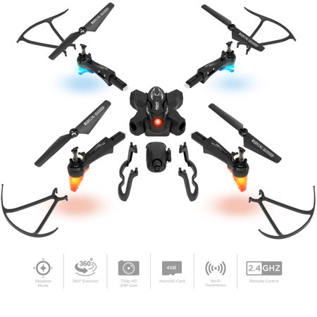 Best Choice Products DIY Detachable RC Drone with 2.0MP FPV Camera and Altitude Hold, (Best Drones With Camera Under $100)