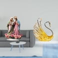 thumbnail image 2 of Letrero de mesa,Decoración de escritorio acrílica Rincón festivo Decoración del hogar,Decoración de fiesta Adorno de escritorio Chimenea,estatua de resina de cisne,Figura de, 2 of 8