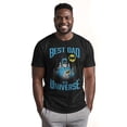 thumbnail image 2 of Men's Batman Best Dad in the Universe  Graphic Tee Black X Large, 2 of 10