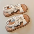 thumbnail image 4 of QIPOPIQ Sandales pour Petites Filles Tout-Petits à Bout Ouvert avec Bride Cheville Réglable Chaussures d'Été, 4 of 10