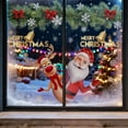 thumbnail image 6 of Removable Waterproof Christmas Wall Stickers - Reindeer & Santa Claus Designs, Antistatic Material, Easy to Apply, Suitable for Living Room, Bedroom & Home Decor, Enhances Holiday Vibe, 2pcs, 6 of 6