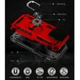 thumbnail image 7 of for iphone 14 Pro Case, iphone 14 Pro Phone Case with HD Screen Protector, [Military Grade 16ft. Drop Tested] Ring Shockproof Protective Phone Case for iphone 14 Pro,Red, 7 of 7