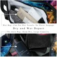 thumbnail image 4 of Galaxy DuffleBag 17.7" with Shoe Bag, Sports Bag, Soccer Bag, Luggage Bag - Zipper Pocket, Large Capacity, 4 of 6