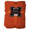 thumbnail image 4 of Home Soft Things Knitted Tweed Throw Couch Cover Blanket, 50 x 60, Rust, 4 of 5
