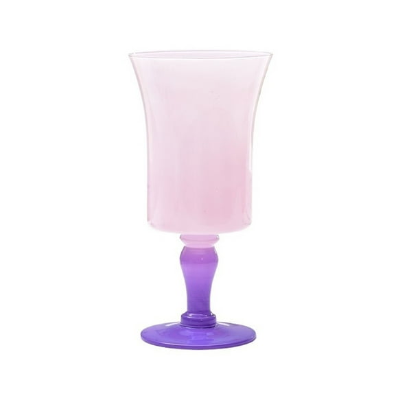 Colorful Stemmed Glasses, 400ml Crystal Glass Goblet for Water, Juice, Wine and Cocktails