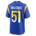 thumbnail image 3 of Men's Nike Zach VanValkenburg Royal Los Angeles Rams Team Game Jersey, 3 of 6
