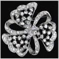 thumbnail image 1 of Unik Occasions Rhinestone Brooch, 3 in., 1 of 1