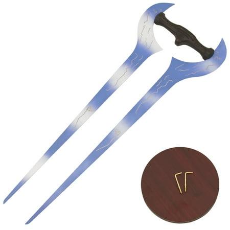 - Covenant Halo 4 Steel Energy Gaming Sword Costume Cosplay Game Replica Silver and Blue Tone