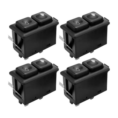 

4Pcs Window Sunroof Switch Illuminated For E30 E24 E28 From 09/1986 61311381205 / 61 31 1 381 205