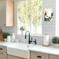 thumbnail image 5 of Yellow Green Coastal Balloon Curtains for Bedroom/Front Door/Bathroom, Starfish Nautical Ocean Sea Wooden Tie Up Curtains 63 Inch Length Light Filtering Kitchen Curtains Shades for Windows 46"x63", 5 of 8