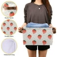 thumbnail image 7 of Coolnut Watercolor Strawberry Foldable Canvas Storage Bin, Sturdy Fabric Storage Basket with Handles, Storage Cube Box for Organizing Shelf Nursery Toy Closet 2PCS#1179 Home Decor, 7 of 7
