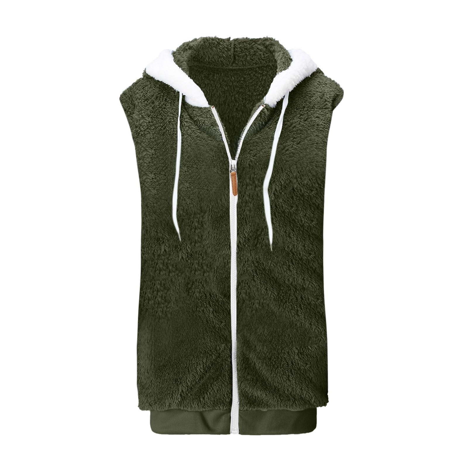 Veste Polaire Femme épaisse Type Teddy - Zippée, Col Montant, Oversize - Chaud Pour L'hiver, Style Blazer