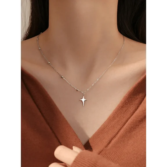 Silver Women, Simple Chain Design, Single Strand