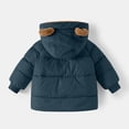 thumbnail image 6 of Staki Baby Toddler Boys Winter Coat Puffer Jacket Thicken Warm Fleece Outerwear with Hood Pocket for Kid Jackets for Toddler 1Y,2T,3T,4T,5T,6Y(Blue,3-4 Years), 6 of 7