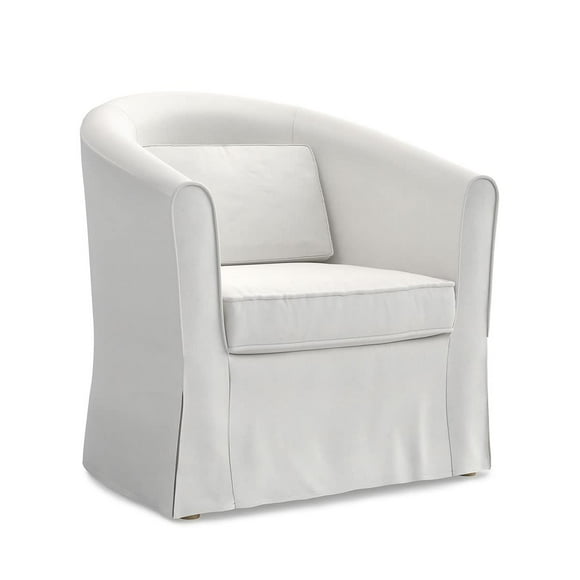 Ektorp Tullsta Chair Cover Replacement for IKEA Tullsta Chair Cover,Ektorp Tullsta Armchair Cover Only!Does not fit on Other Brand Barrel Chair (Cotton White)
