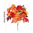 thumbnail image 2 of Hearth & Gear "Autumn Sunflower Home With Roses And Maple Leaves For Festival Decorations" Daffodils Flowers Flowers Hanging Wedding This Way Sign Outdoor Christmas Flowers Decorations Winter Door, 2 of 4