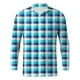 thumbnail image 4 of Camisas De Franela Para Hombre Hombres manga larga Otoño Invierno Casual Plaid impreso camisas Top blusa camisas (Blue, L), 4 of 7