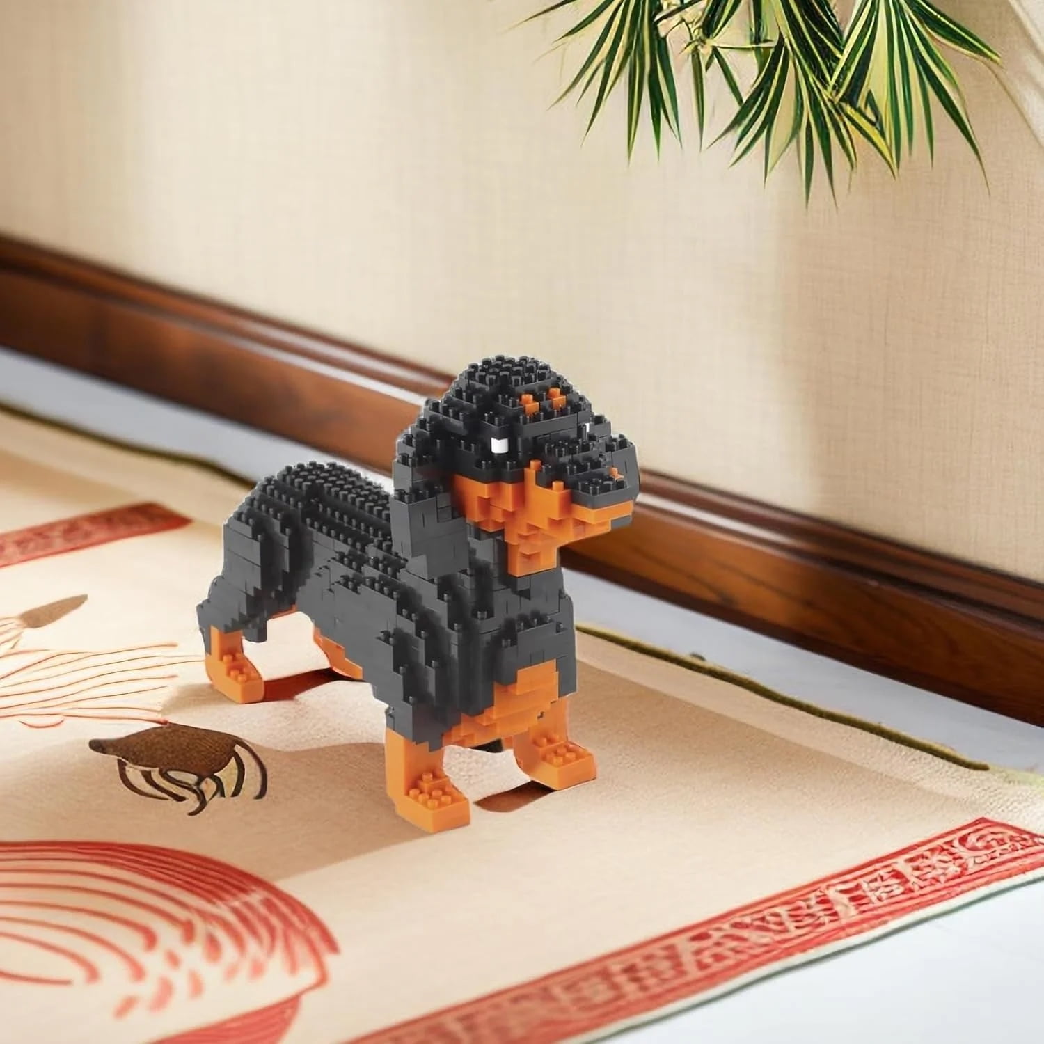 Micro Mini Blocks Dog Building Animal Set DIY 3D Building Toy Bricks for Kids ab 6Y+ or Adult Dachshunds Dog 898PCS Micro Building Blocks Set