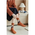 thumbnail image 6 of CoCozhu 5/10 Pairs Wool Socks for Women Thick Knit Vintage Cute Floral Crew Socks, 6 of 7
