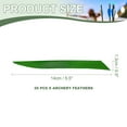 thumbnail image 2 of Uxcell Arrow Vanes Turkey Archery Arrows Feathers Fletching, Right Wing Fit for Hunting Target Shooting - Knife Shaped Green, 2 of 5