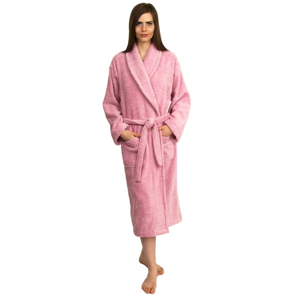 TowelSelections Women's Robe, Turkish Cotton Terry Shawl Bathrobe