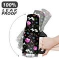 thumbnail image 6 of 40oz Pioneer Tumbler with Handle Lid and Straw,Colorful Floral Tumblers Gifts for Women Girls Men Adults（Black）, 6 of 7