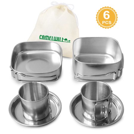 outdoor plates and cups set
