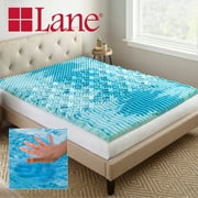 Lane 2" Gellux Memory Foam Mattress Topp
