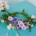 thumbnail image 4 of Hoppin Gee 25 Pcs Artificial Rose Flowers, Foam Gift Box Roses with Stems,for Wedding Party DIY Bouquets,Home Decoration（Purple）, 4 of 6