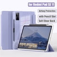 thumbnail image 2 of Con Ranura Para Lápiz Funda Para Redmi Pad SE 2023 11 Pulgadas Para Xiaomi 6 5 Pro 10.61 Soporte De Silicona TPU Suave Transparente De Cuero 10.61 11, 2 of 4