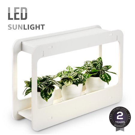 Led Grow Lights Plants - TORCHSTAR Plant Grow LED Light Kit, Countertop Garden with Timer Function, 4000K, 850lm