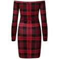 thumbnail image 6 of BLTIBY Christmas Sweatshirt Dress for Women 2024 Xmas Print Autumn Winter Off Shoulder Casual Soft Long Sleeve Fashion Pullover Dresses Outfit Trendy Red XXL, 6 of 6
