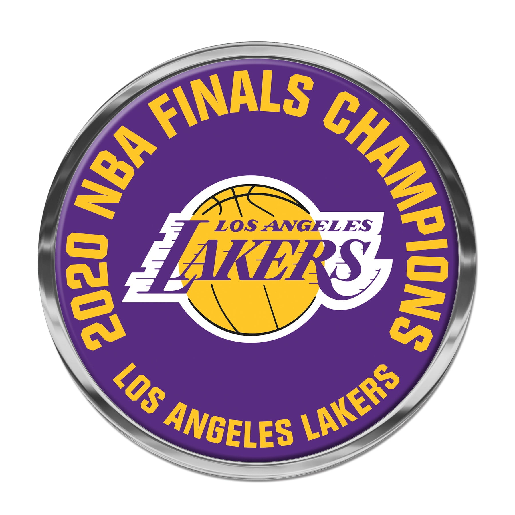 Wincraft Los Angeles Lakers Wincraft 2020 Nba Finals Champions Metal Domed Auto Emblem Walmart Com Walmart Com