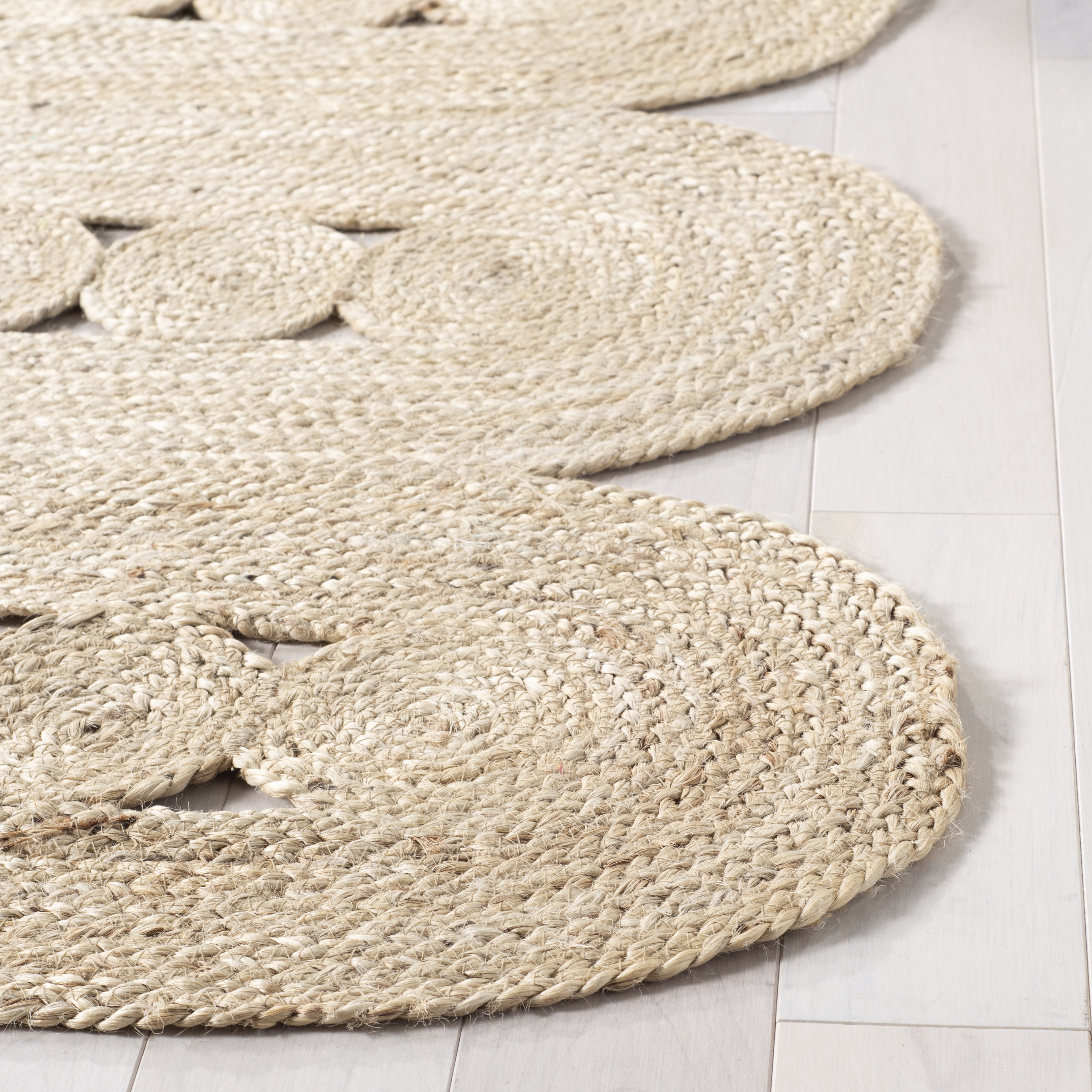 SAFAVIEH Natural Fiber Kaelee Geometric Area Rug, Ivory, 5' x 8'