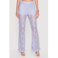 thumbnail image 3 of Women's Floral Lace Flare Leg Casual Pants, 3 of 4