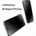 thumbnail image 6 of Privacy Glass Screen Protector [1 pack] for iPhone 16 pro 6.3-inch [easy to install] matte peep-proof tempered screen, 6 of 8